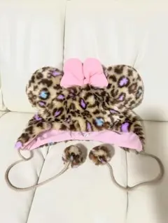 ディズニー ヒョウ柄 カラフル ファンキャップ