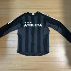 ATHLETA 長袖Tシャツ Mサイズ ブラック/グレー