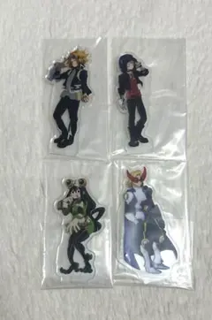 一番くじ ヒロアカ F賞アクリルスタンド 上鳴電気、耳郎響香、蛙吹梅雨、青山優雅