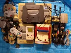 【ジャンク品】ゲーム機セットN64・FC・GB・SFCコントローラー等ジャンク
