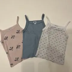 【お得】プチバトー キャミソール 3点セット