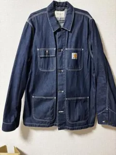レア)カーハート Carhartt WIP カバーオール 製品染め ネイビー - メルカリ