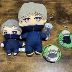 呪術廻戦 狗巻棘 ぬいぐるみ 缶バッジ アクリルキーホルダー まとめ売り