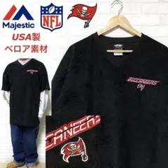 Majestic マジェスティック USA製 バッカニアーズ ベロア素材 TEEのサムネイル