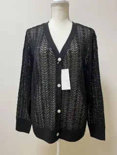 AMERICAN HOLIC 透かし編みニットカーディガン★新品