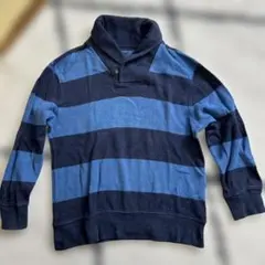 GapKids ネイビー ブルー ストライプ セーター 130センチ