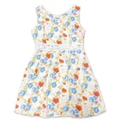 natural 花柄 レース ノースリーブ ワンピース Mのサムネイル