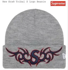 新品【supreme】New Era Tribal S Logo Beanie