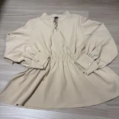 しまむら　HK WORKS LONDON ブラウス　ベージュのサムネイル
