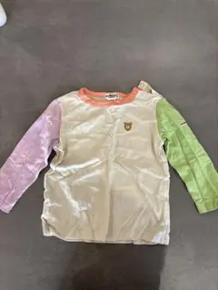 ミキハウス　長袖Tシャツ クマ刺繍