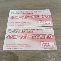 2026年最新】ナガシマスパーランド 優先券の人気アイテム - メルカリ