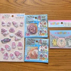 おぱんちゅうさぎ、ぷくっと、フレークA.B.フレークシールケースセット