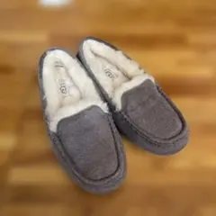 UGG アンスレー ライトグレー サイズ23 アグ モカシン フラット