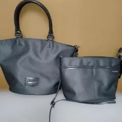 美品✮OPAQUE.CLIP 　2WAYトートバッグ 　グレー