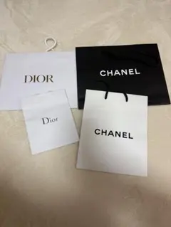 Dior & Chanel 紙袋4点セット