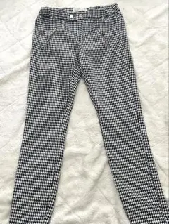 【ZARA】ハウンドトゥース柄 長ズボン 140サイズ　9/10　美品