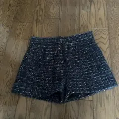 Gap ネイビー ツイードショートパンツ