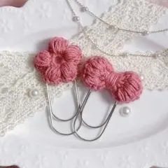 ペーパークリップ♡saving バインダー貯金 ♡プレゼント ラメスモークピンク