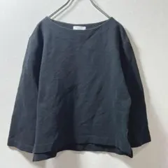 BEAUTY&YOUTH 七分袖カットソー　黒　サイズなし　シンプル　厚手