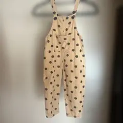 今日で出品終了します[美品]ザラキッズ コーデュロイオーバーオール ベージュ