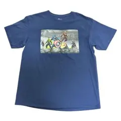 MARVEL プリントTシャツ　アベンジャーズ　ヒーロー　古着8Sd