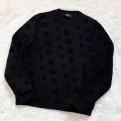 【極美品】FENDI スウェット　トレーナー　キッズ　8A 黒　ロゴ 極美品】FENDI スウェット トレーナー キッズ 8A 黒 ロゴ 楽天