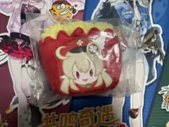 公式正規品 クレー ポップコーン ぬいぐるみ ストラップ 原神 銀幕綺旅 万達