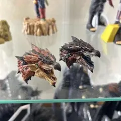 一番くじ モンハンワイルズ C賞 モンスターヘッドマグネット リオレウス 2体