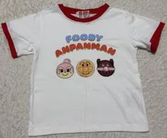 【100cm】アンパンマンミュージアム限定パン柄Tシャツ ドキンちゃんFOODYのサムネイル