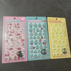 3枚セット サンリオ シール 硬い