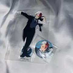 ヒロアカ 映画 ユアネクスト 特典 アクリルスタンド 缶バッジ 轟焦凍