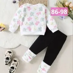 長袖セットアップ　蝶々　86-98