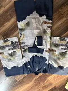 【美品】お宮参り祝い着 男の子 誂え品 袴 小物 フルセット