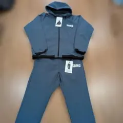 【SBMG】ドリブンスウェット　セットアップ　ジョガーパンツ　M　ブルーグレー