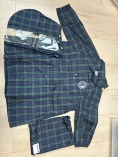 familiar チェック柄 レインコート