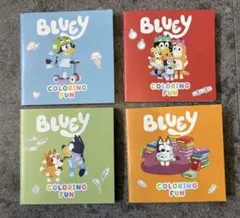 Bluey COLORING FUN 塗り絵 4冊セット