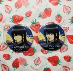 銀魂　3年z組銀八先生　わくわく飼育当番　缶バッジ　桂小太郎　2点