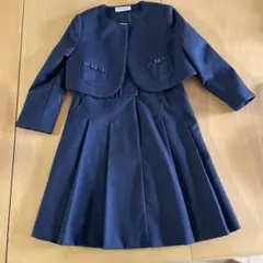 【美品】ショパン　アンサンブル　ワンピース　濃紺　120