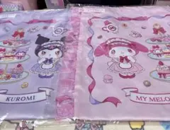 Kuromi フリル付きトートバッグサンリオ当たりくじ