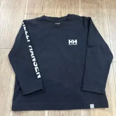 ヘリーハンセン　キッズ　 黒 長袖カットソー ロンT 120