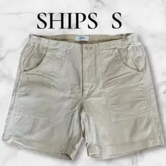 SHIPS シップス サマーコーデュロイ ベイカー ショートパンツ オフホワイトのサムネイル