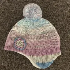 ミキハウス　ニット帽　ポンポン