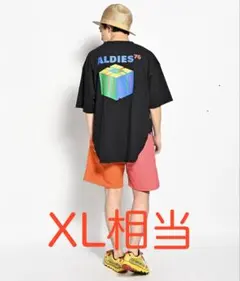 ALDIES Wind Coco Big Cut Tシャツ L ブラックのサムネイル