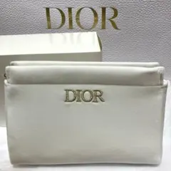 Dior ディオール ポーチ ノベルティ ホワイト ベロア