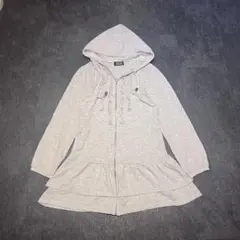 00's archive ジップアップフリルパーカー y2k