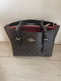 COACH ダークブラウン ショルダーバッグ