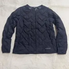 極美品モンベル800FPスペリオダウンラウンドネックジャケットWomen'sL黒