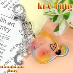 キーホルダー 猫 ハンドメイド チャーム 【935】