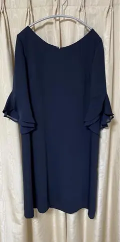 史考特俱樂部 葛蘭塔布爾 荷葉邊 藏青色 束腰外衣