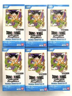 【即日発送】ドラゴンボール MANGA BOOSTER 01テープ付き6BOX